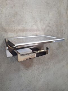 Держатель для туалетной бумаги с полкой AltroBagno Aperto 080907 Cr